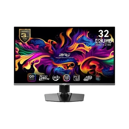 MSI MPG 321URX 31.5 Inch, 4K UHD, 240Hz, QD-OLED Gaming Monitor