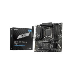 MSI PRO B760M-A WIFI 12th Gen & 13th Gen mATX Motherboard