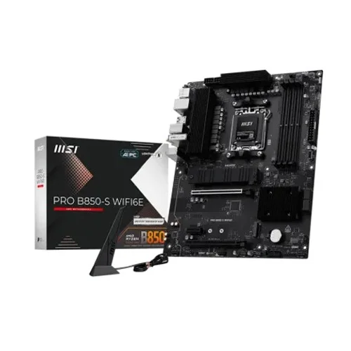 MSI PRO B850-S WIFI6E AM5 ATX Motherboard