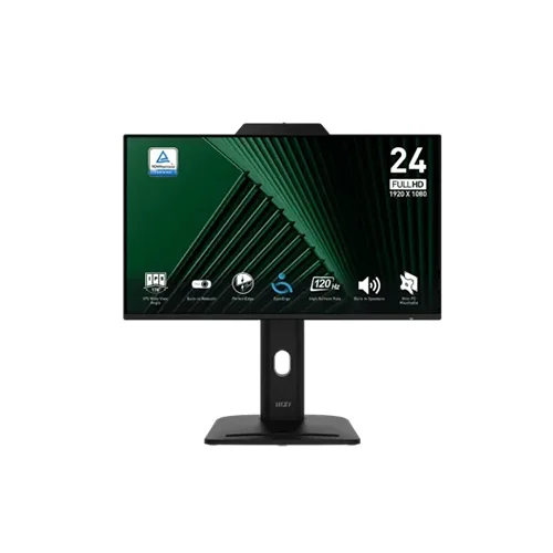 MSI PRO MP242PMG 24 Inch 120Hz FHD Business Monitor With Built in Webcam