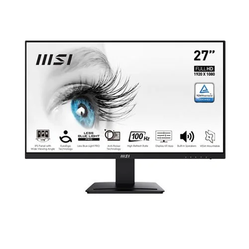 MSI PRO MP273A 27 inch 100Hz 1ms FHD IPS Monitor