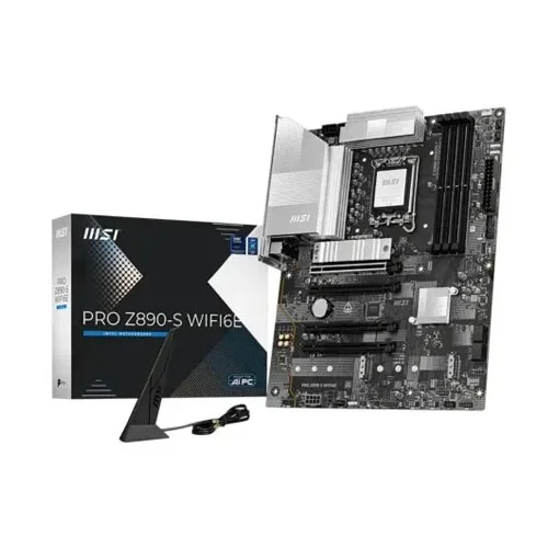 MSI PRO Z890-S WIFI6E LGA 1851 ATX Motherboard