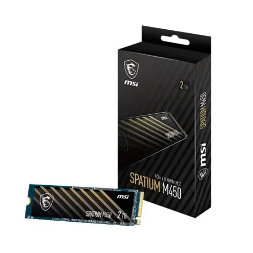 MSI SPATIUM M450 2TB PCIe 4.0 NVMe M.2 SSD