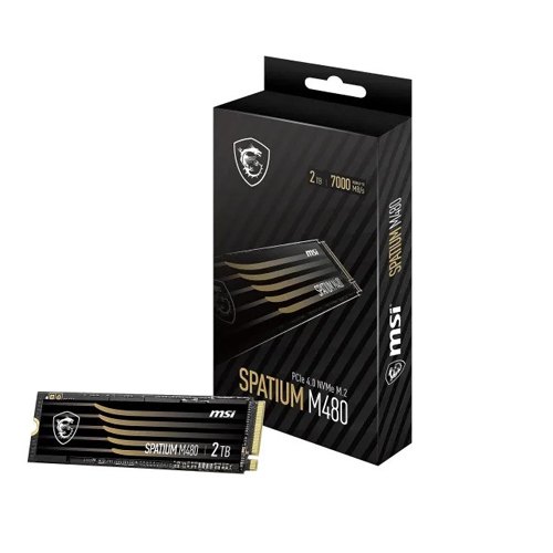 MSI SPATIUM M480 PRO 2TB PCIe 4.0 NVMe M.2 SSD