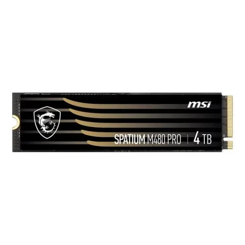 MSI SPATIUM M480 PRO 4TB PCIe 4.0 NVMe M.2 SSD