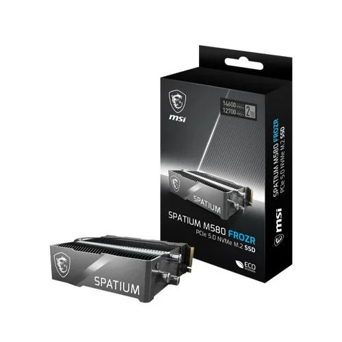 MSI SPATIUM M580 PRO 2TB PCIe 5.0 M.2 NVMe SSD FROZR