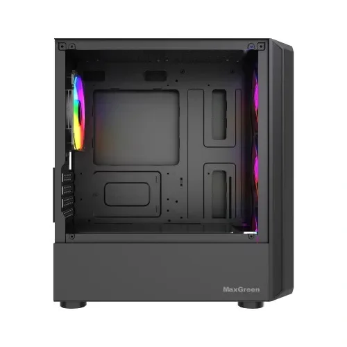 MaxGreen 315 Wood M-ATX Mid-Tower Gaming Casing