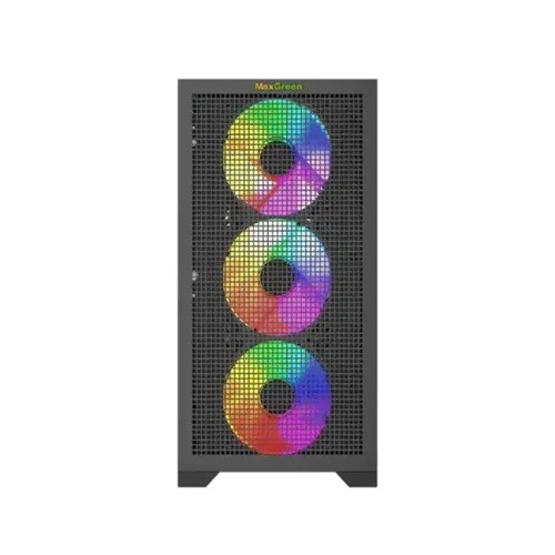 MaxGreen A9 Mid-Tower M-ATX Gaming Case