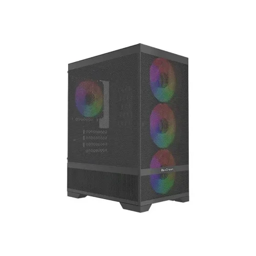 MaxGreen Mesh Pro A10 M-ATX Mid-Tower Gaming Casing