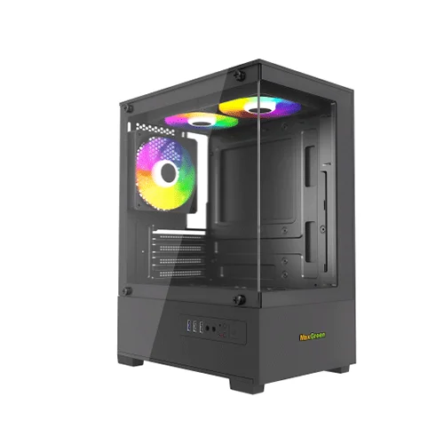 MaxGreen S19001 Mid-Tower M-ATX Gaming Casing