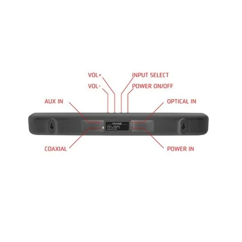 Microlab ONEBAR04 Stylish 7-Colour Stereo Bluetooth Soundbar