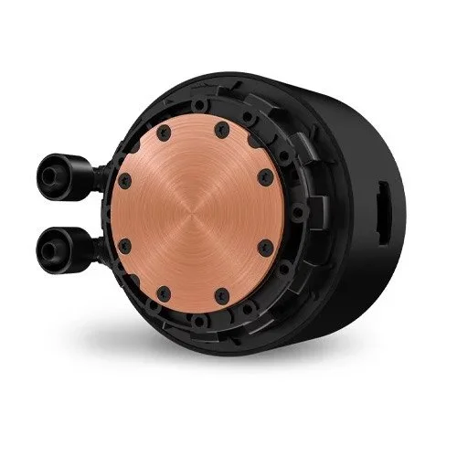 NZXT Elite 360 RGB 360mm AIO liquid cooler With RGB Controller and RGB Fans (Black)