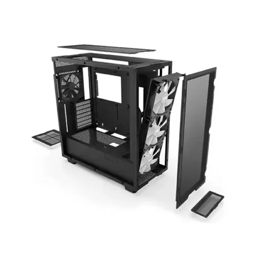 NZXT H7 Flow RGB ATX Mid-Tower Airflow Casing(Black)