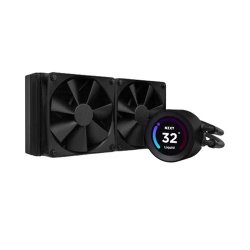 NZXT Kraken Elite RL-KR24E-B1 240mm AIO CPU Liquid Cooler With LCD Display