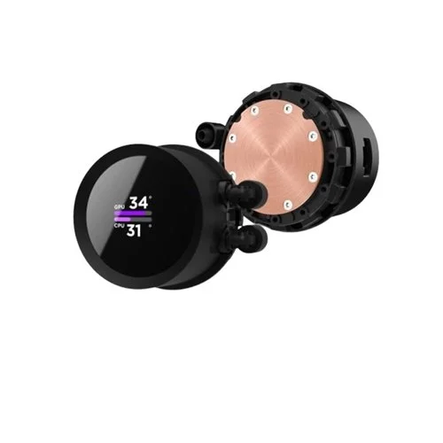 NZXT Kraken ‎RL-KN240-B1 240mm AIO CPU Liquid Cooler With LCD Display