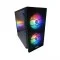 OVO 2802 MID TOWER GAMING RGB CASE WITH 450W PSU
