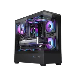 OVO CC2-D01 5X-ARGB INFINITY FAN ICE COOL BUTTON CONTROL GAMING CASE