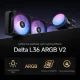 Ocypus Delta L36 BK ARGB V2 360mm AIO Liquid CPU Cooler