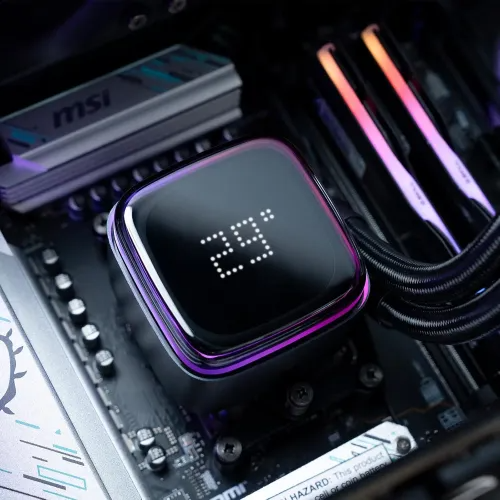 Ocypus Iota L24 BK 240mm AIO Liquid CPU Cooler With Display