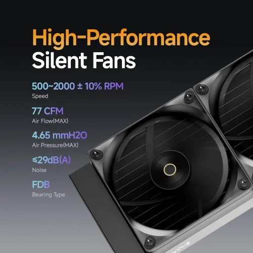 Ocypus Iota L24 BK 240mm AIO Liquid CPU Cooler With Display