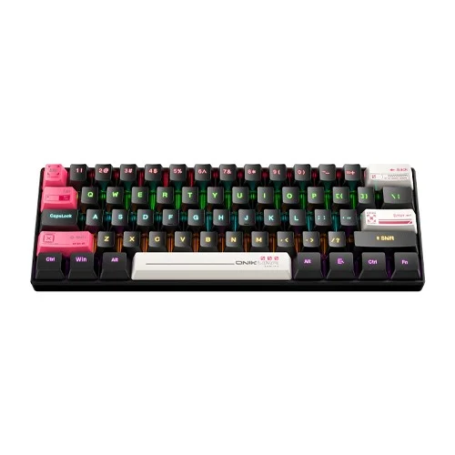 ONIKUMA G55 61 Keys RGB Colorful Lighting Wired Gaming Mechanical Keyboard