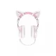 ONIKUMA X10 Pink Cat Ears Stereo Noise Cancellation Gaming Headset