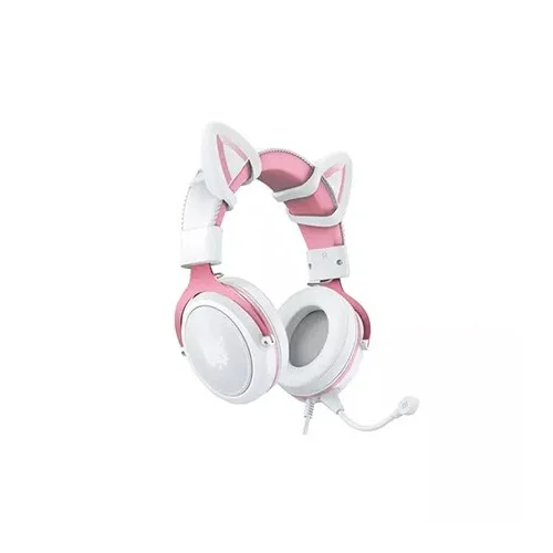 ONIKUMA X10 Pink Cat Ears Stereo Noise Cancellation Gaming Headset