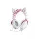 ONIKUMA X10 Pink Cat Ears Stereo Noise Cancellation Gaming Headset