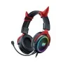 Onikuma X10 Ox Horn RGB Wired Professional Gaming Headset with Noise Cancellation Microphone (Black Red)