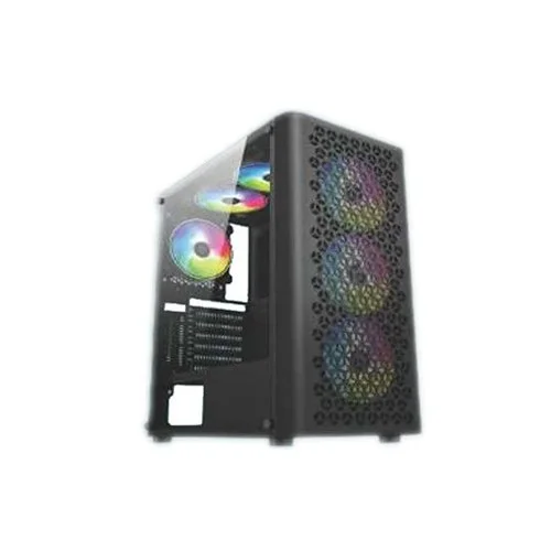 PC Power PP-GS2407 BK Trinity Mesh Desktop Gaming Casing