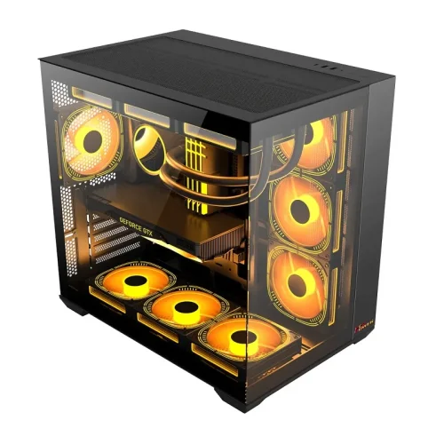 PC Power ICEBERG STEALTH PP-GS605 BK Gaming Case