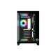 PC POWER ICEBERG V3 GAMING CASE WITH 650W PSU & 10 ARGB (BLACK)