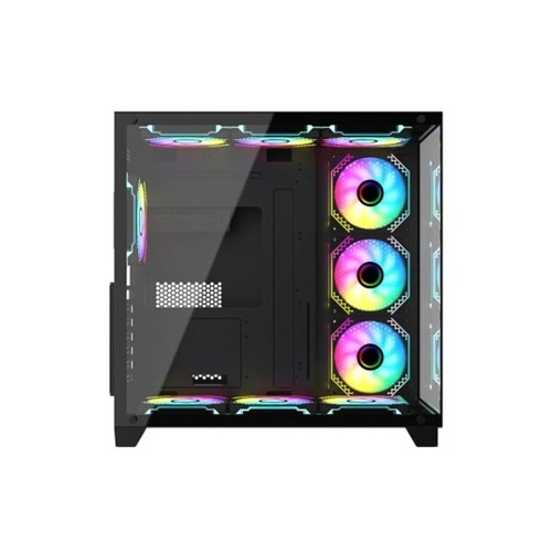 PC POWER ICEBERG V3 GAMING CASE WITH 650W PSU & 10 ARGB (BLACK)