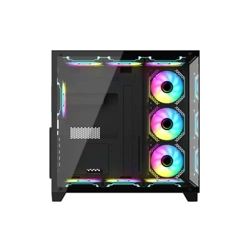 PC POWER ICEBERG V3 GAMING CASE WITH 650W PSU & 10 ARGB (BLACK)
