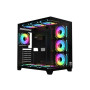 PC POWER ICEBERG V3 GAMING CASE WITH 650W PSU & 10 ARGB (BLACK)