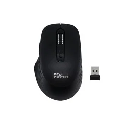 Pc Power PCM 01W Wireless Black Mouse