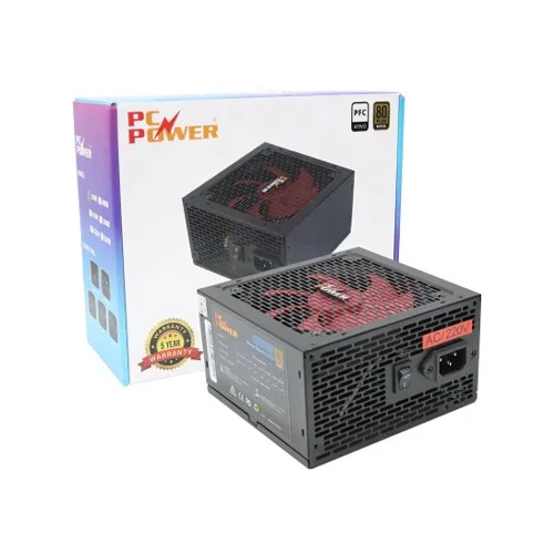 PC Power PP-500W 500W 80+ Bronze Power Supply Black