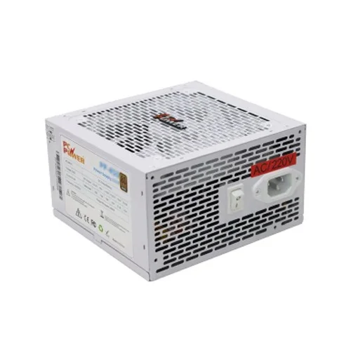 PC Power PP-550W 550W 80+ Bronze Power Supply White