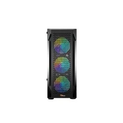 PC Power PP-GS2401-BK Flow Dark Lite Mesh Desktop Case