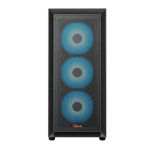 PC Power PP-GS2404V3 BK Crystal Glass V3 ATX Desktop Gaming Casing