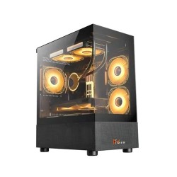 PC Power Sea View PG-H30 Mid Tower Black Gaming casing