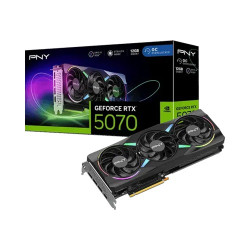PNY GeForce RTX 5070 ARGB EPIC-X RGB OC Triple Fan 12GB GDDR7 Graphics Card