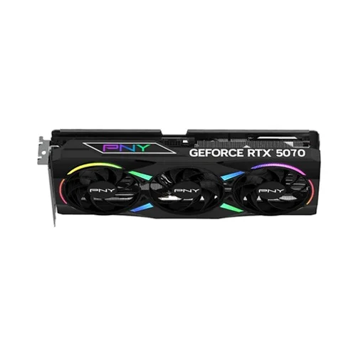 PNY GeForce RTX 5070 ARGB EPIC-X RGB OC Triple Fan 12GB GDDR7 Graphics Card