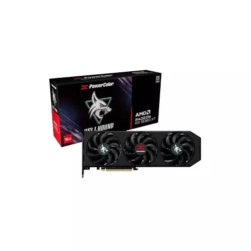 PowerColor Hellhound AMD Radeon RX 9060 XT 16GB GDDR6 Graphics Card