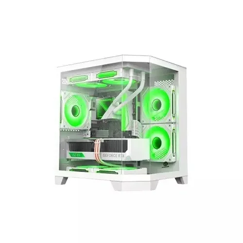 Revenger Air Box 7 ARGB Full Tower Desktop Gaming Case (White)