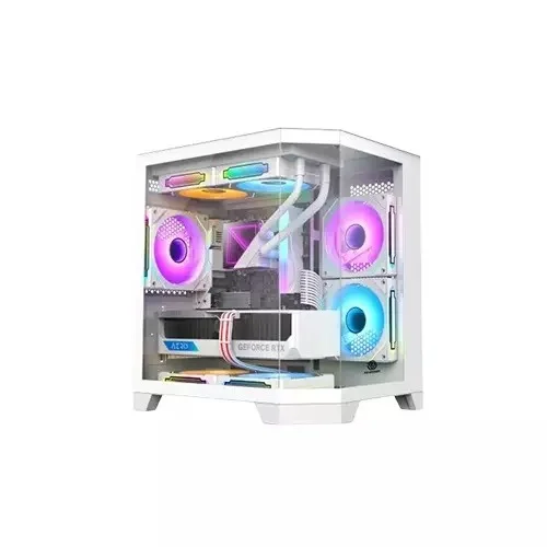 Revenger Air Box 7 ARGB Full Tower Desktop Gaming Case (White)