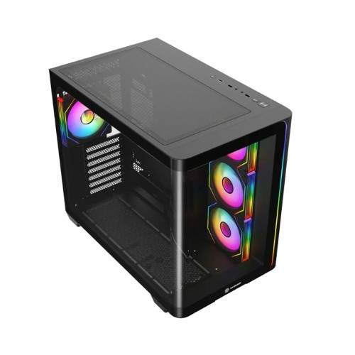 Revenger Air Tank BTF 4 ARGB Infinity Fan Black Gaming Casing