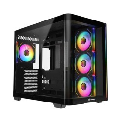 Revenger Air Tank BTF 4 ARGB Infinity Fan Black Gaming Casing