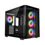 Revenger Air Tank BTF 4 ARGB Infinity Fan Black Gaming Casing
