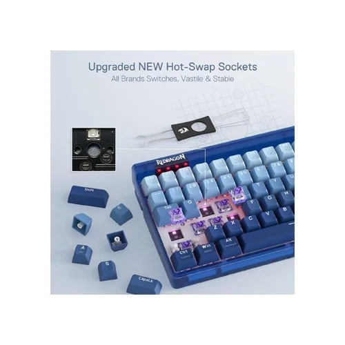 Redragon K656 PRO 3-Mode Wireless RGB Gaming Keyboard